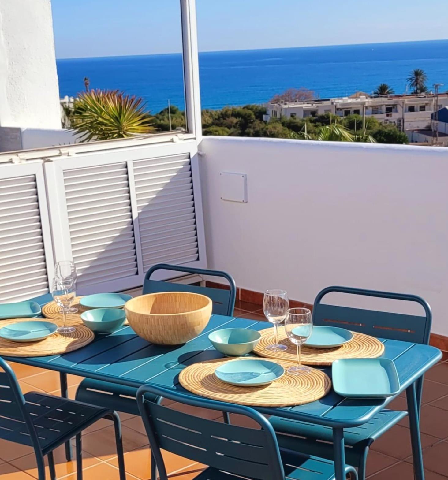 Atico Ares Terraza Al Mediterraneo Mojácar Esterno foto